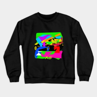 x5 abstract design e53 lovers abstract modern design Crewneck Sweatshirt